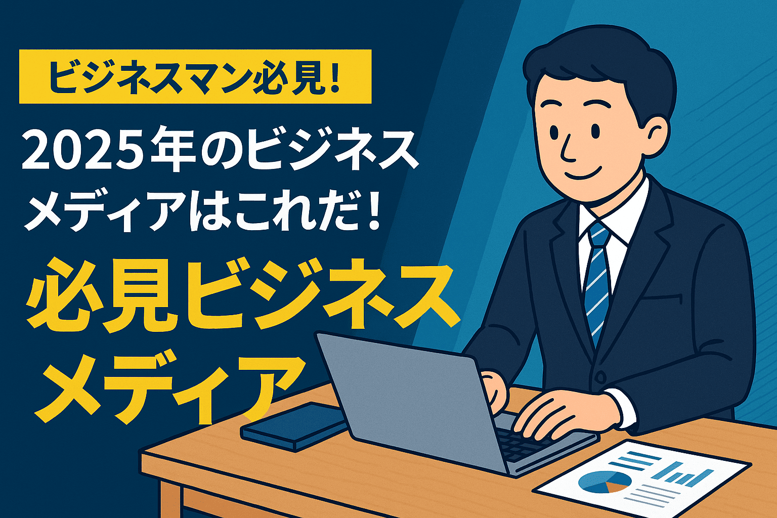 ビジネスマン必見！2025年のビジネスメディアはこれだ！必見ビジネスメディア23選
