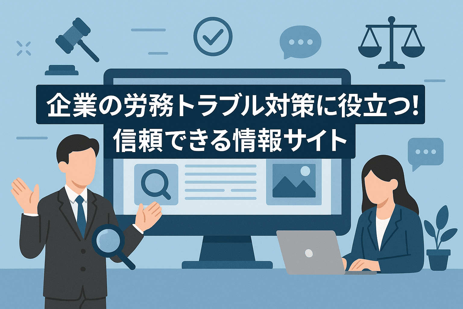 企業の労務トラブル対策に役立つ！信頼できる情報サイト5選