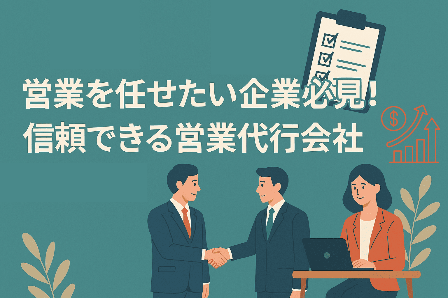 【2025年版】営業を任せたい企業必見!信頼できる営業代行会社おすすめ5選