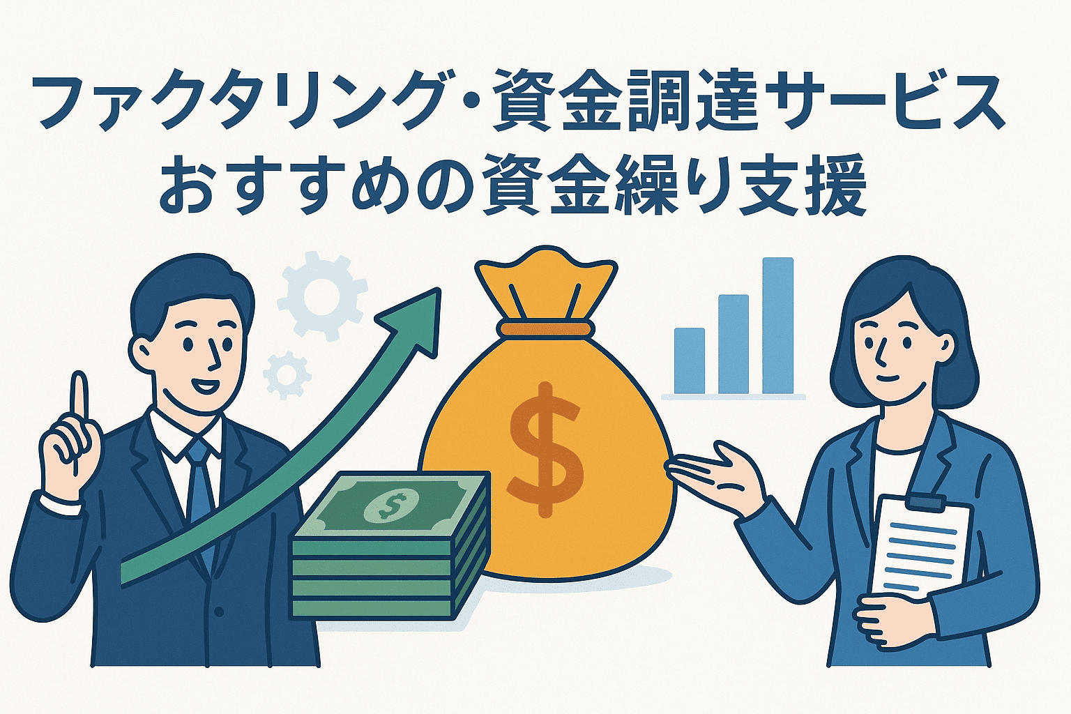 ファクタリング・資金調達サービス4選｜おすすめの資金繰り支援