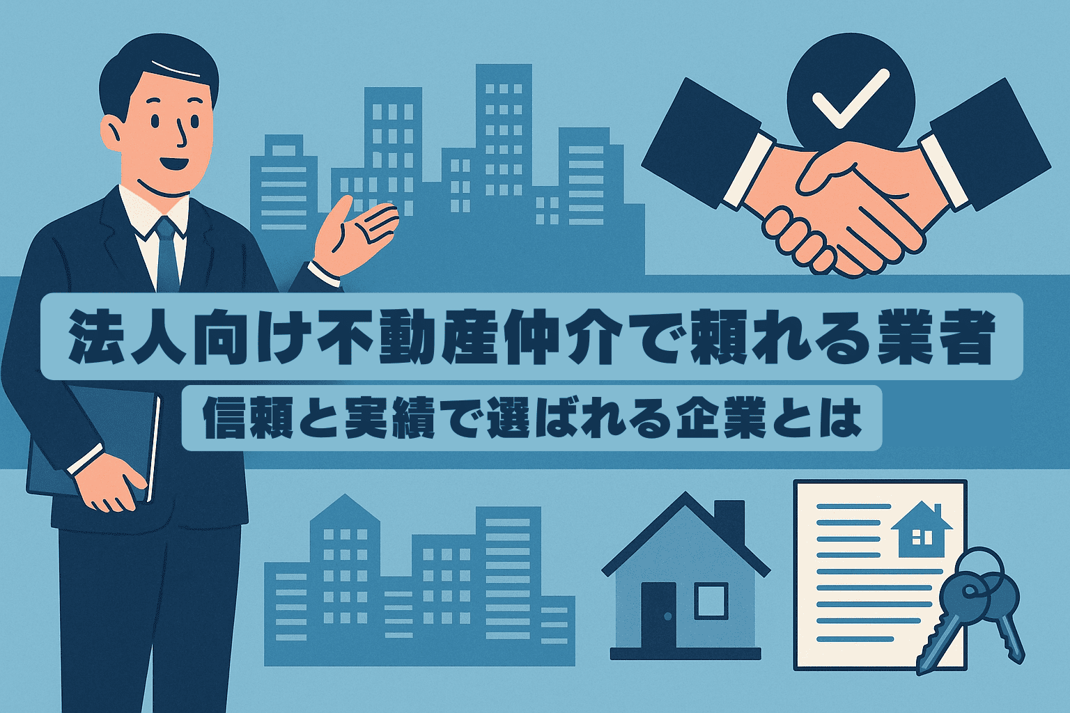 【2025年版】法人向け不動産仲介で頼れる業者4選｜信頼と実績で選ばれる企業とは